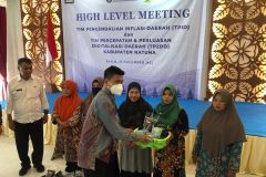 High Level Meeting Tim Pengendalian Inflasi Daerah (TPID) dan Tim Percepatan & Perluasan Digitalisasi Daerah (TP2DD) Kabupaten Natuna